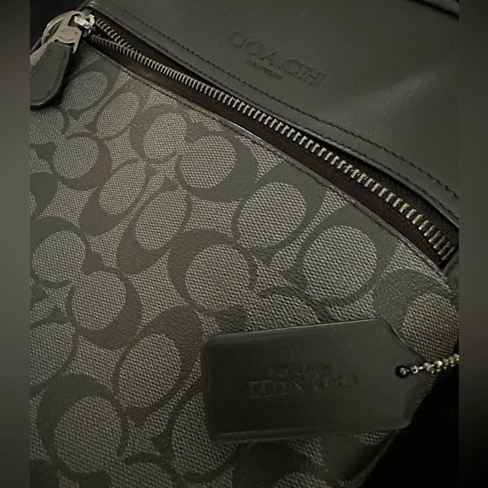 SOLD Coach Crossbody Black - Picture 2 of 4